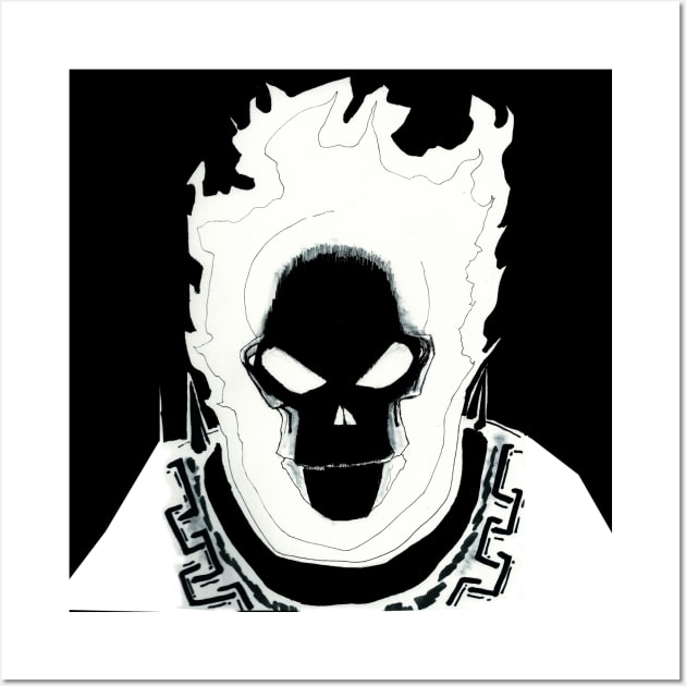 the ghost rider avenger Wall Art by jorge_lebeau